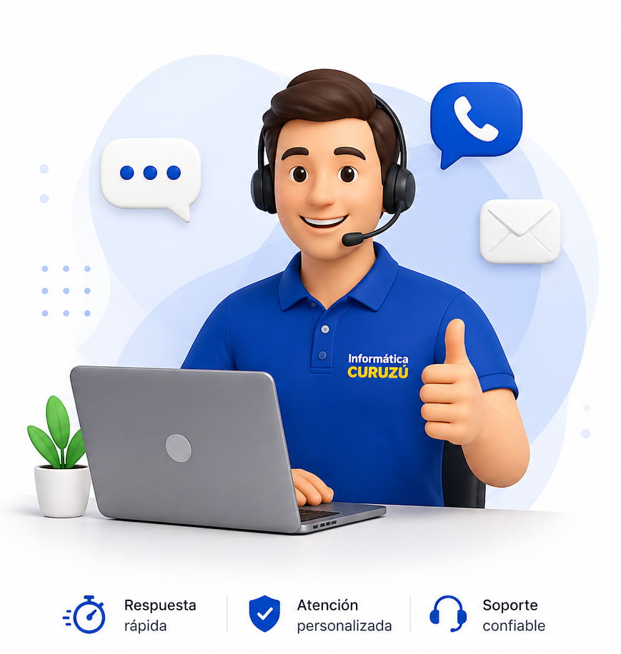 Asesor de atencion al cliente de iNFORMATICA CURUZU